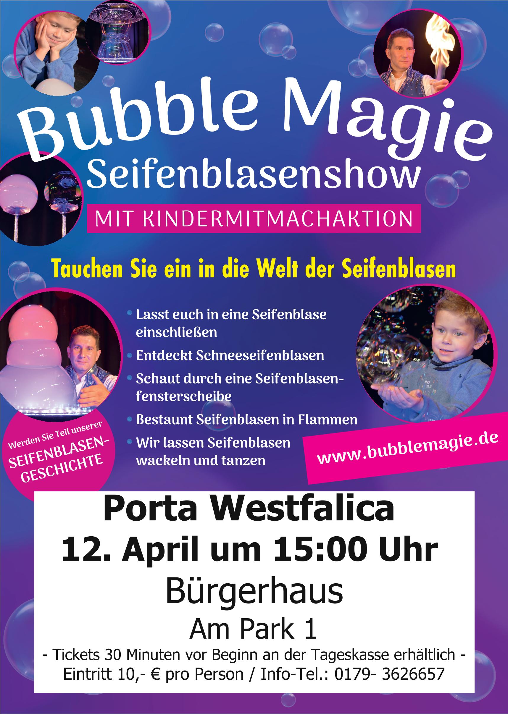 Seifenblasenshow 2026